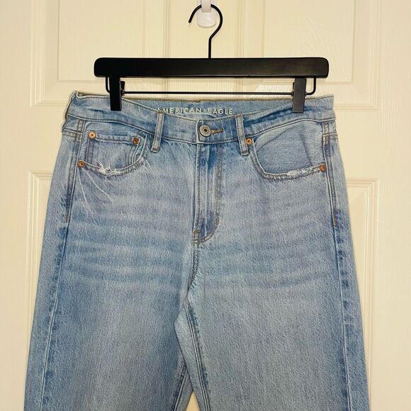 American Eagle Outfitters 90’s Straight Jeans size 10 - Picture 3 of 13